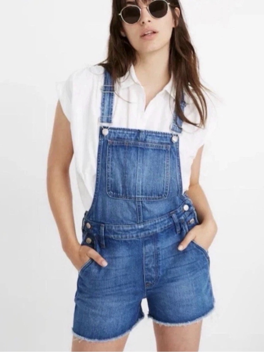 Madewell Adirondack Short Overalls